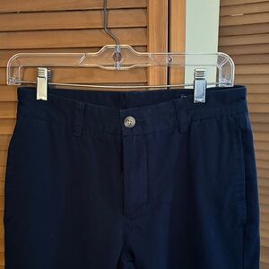 Vineyard Vines Navy Pants with Pink Whale Label